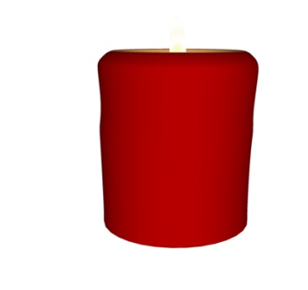 现代蜡烛烛台灯su模型