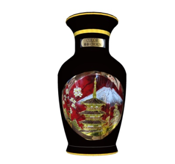 东南亚陶瓷花瓶su模型