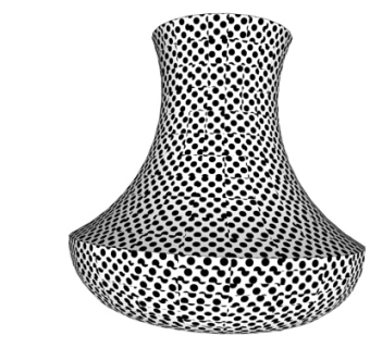 现代陶瓷斑点花瓶su模型