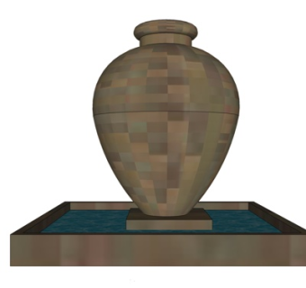 现代陶瓷瓷罐摆件su模型