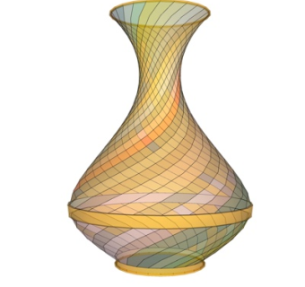 现代半透明花瓶su模型