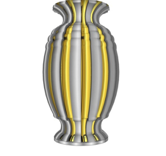 欧式陶瓷花瓶su模型