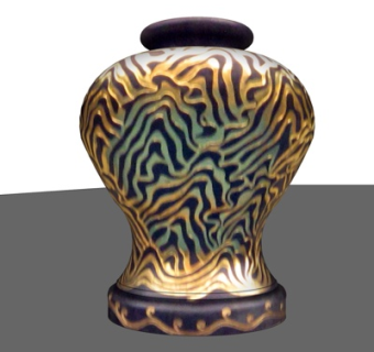 东南亚金属瓷罐su模型