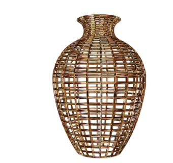 现代金属花瓶su模型