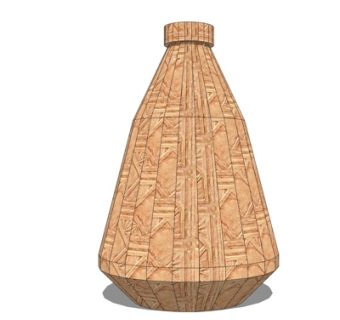 现代陶瓷瓷罐su模型