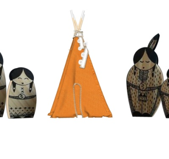 现代印度安然人物玩偶摆件su模型