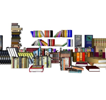 现代书籍su模型