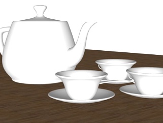 <em>中式茶具</em>su模型