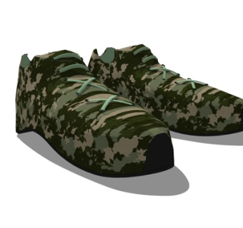 现代运动鞋su模型