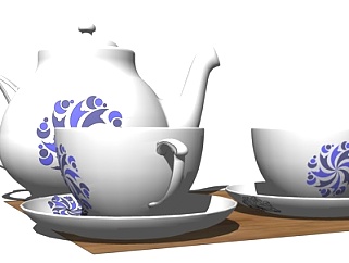 <em>欧式茶具</em>su模型