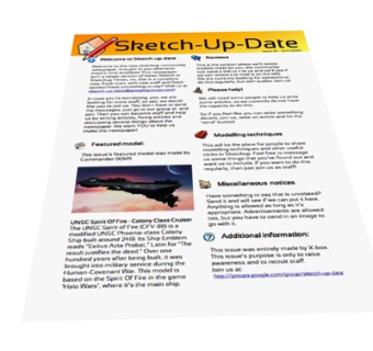 现代报纸su模型