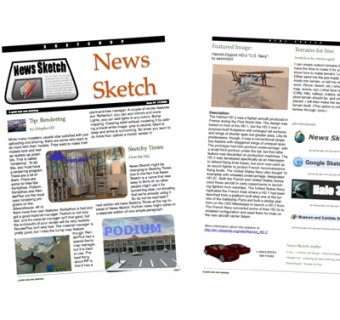 现代报纸su模型