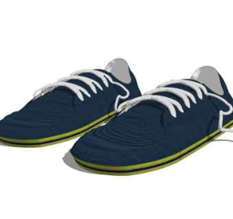 现代运动鞋su模型