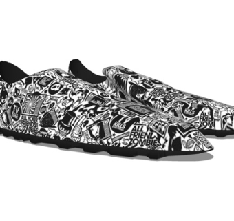 现代运动鞋su模型