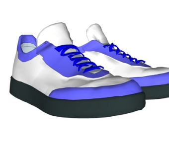 现代运动鞋su模型