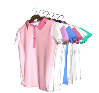 现代衣物su模型