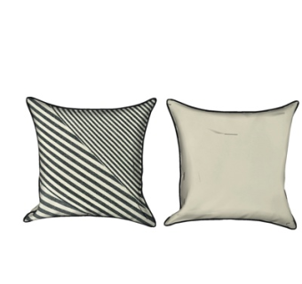 现代布艺抱枕su模型