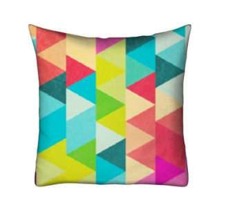 现代布艺几何抱枕su模型