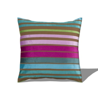 现代布艺条形抱枕su模型