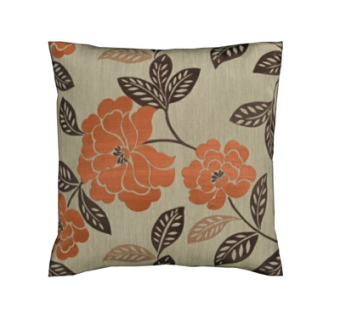 现代布艺印花抱枕su模型