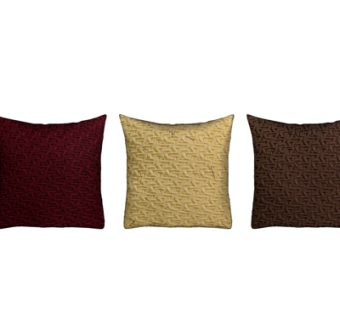 现代布艺抱枕组合su模型