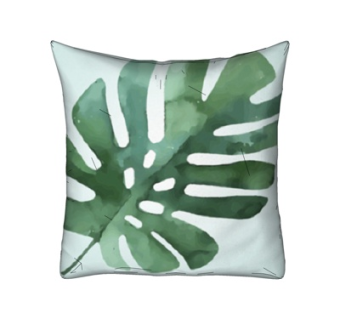 现代布艺树叶抱枕su模型