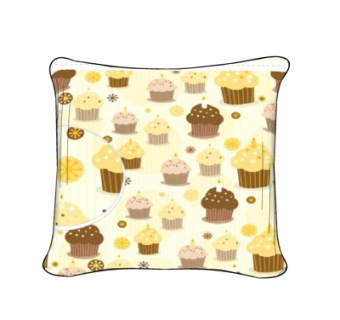 现代布艺雪糕抱枕su模型