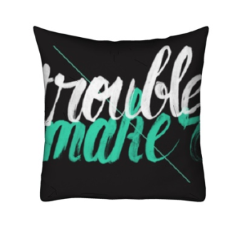 现代布艺抱枕su模型