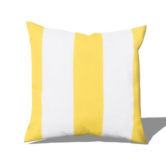 现代布艺抱枕su模型