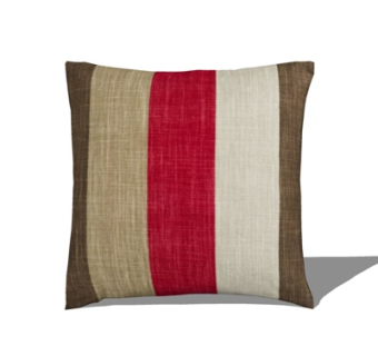 现代布艺抱枕su模型