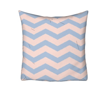 现代布艺波浪抱枕su模型