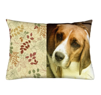 现代布艺小狗抱枕su模型