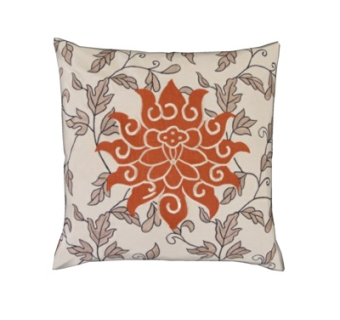 现代布艺印花抱枕su模型