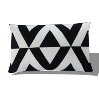 现代布艺几何抱枕su模型