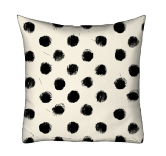 现代布艺印花抱枕su模型