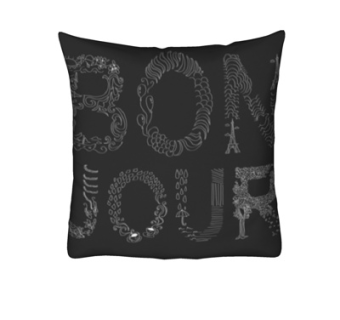 现代创意布艺抱枕su模型