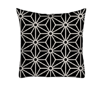 现代布艺几何抱枕su模型