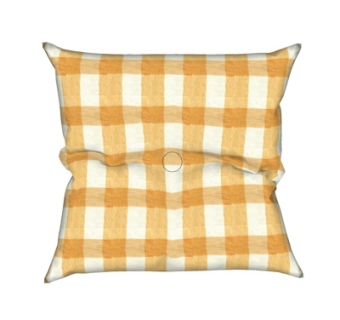 现代布艺条形抱枕su模型