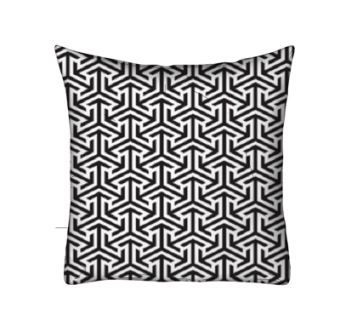 现代布艺几何抱枕su模型