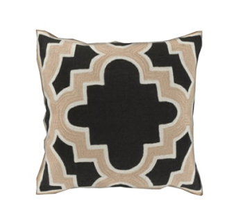 现代布艺十字抱枕su模型