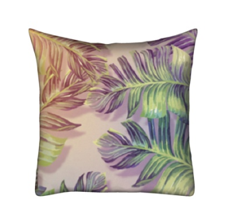 现代布艺树叶抱枕su模型