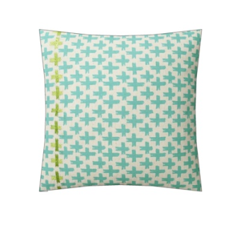 现代布艺十字抱枕su模型