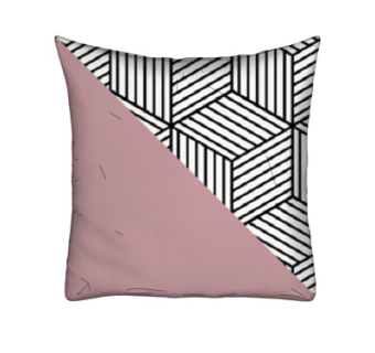 现代布艺抱枕su模型