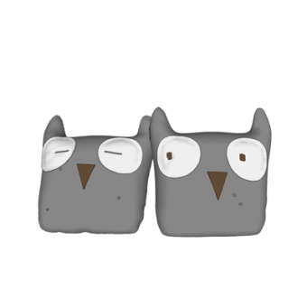 现代卡通人物抱枕su模型