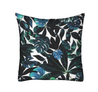 现代布艺树叶抱枕su模型