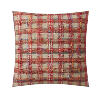 现代布艺网格抱枕su模型