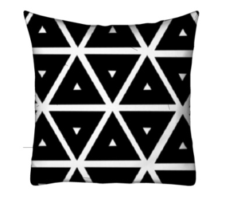 现代布艺几何抱枕su模型