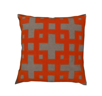 现代布艺十字抱枕su模型