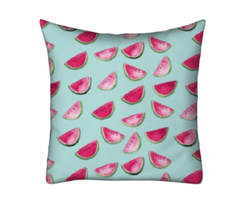 现代布艺西瓜抱枕su模型