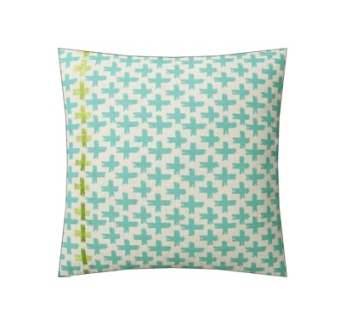 现代布艺十字抱枕su模型